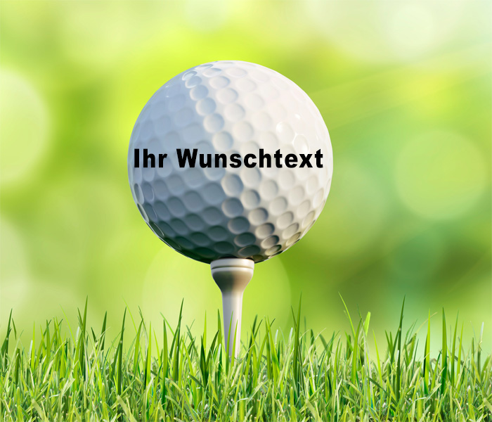 Golfball Personalisieren