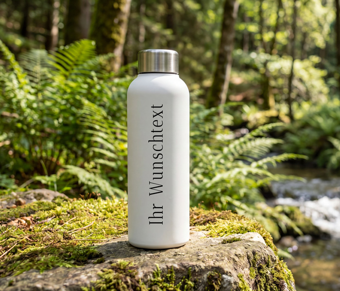 Trinkflasche mit Gravur