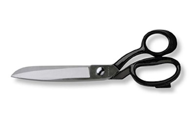 Schneiderschere 26 cm, Schwarz