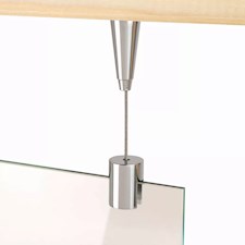 Deckenaufhängung für Schild, Plattendicke 1 - 8 mm, A3, A2  (2 Stück)