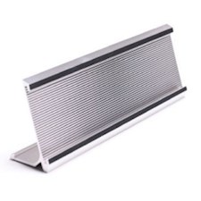 Tischschild Halter 178 x 25 mm Silber