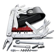 Swiss Tool X Plus Ratchet mit Leder-Etui