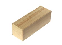 Weinkiste 1er Magnum Deluxe Schiebedeckel