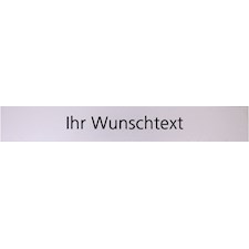 Schild, Lasergravur Pers.