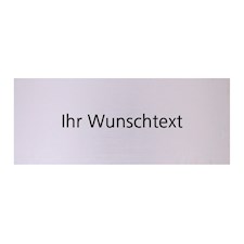 Schild, Lasergravur Pers.