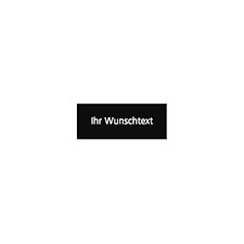 Schild, Lasergravur Pers.