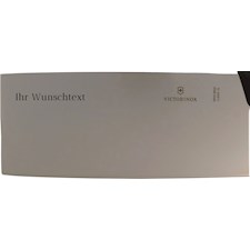 Klinge vorne, Lasergravur Pers.
